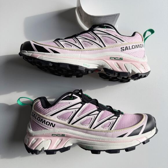 NWT Salomon x Sandy Liang XT-6 Expanse Cradle Pink Jolly Green Black Size 38/6.5 - Picture 5 of 8